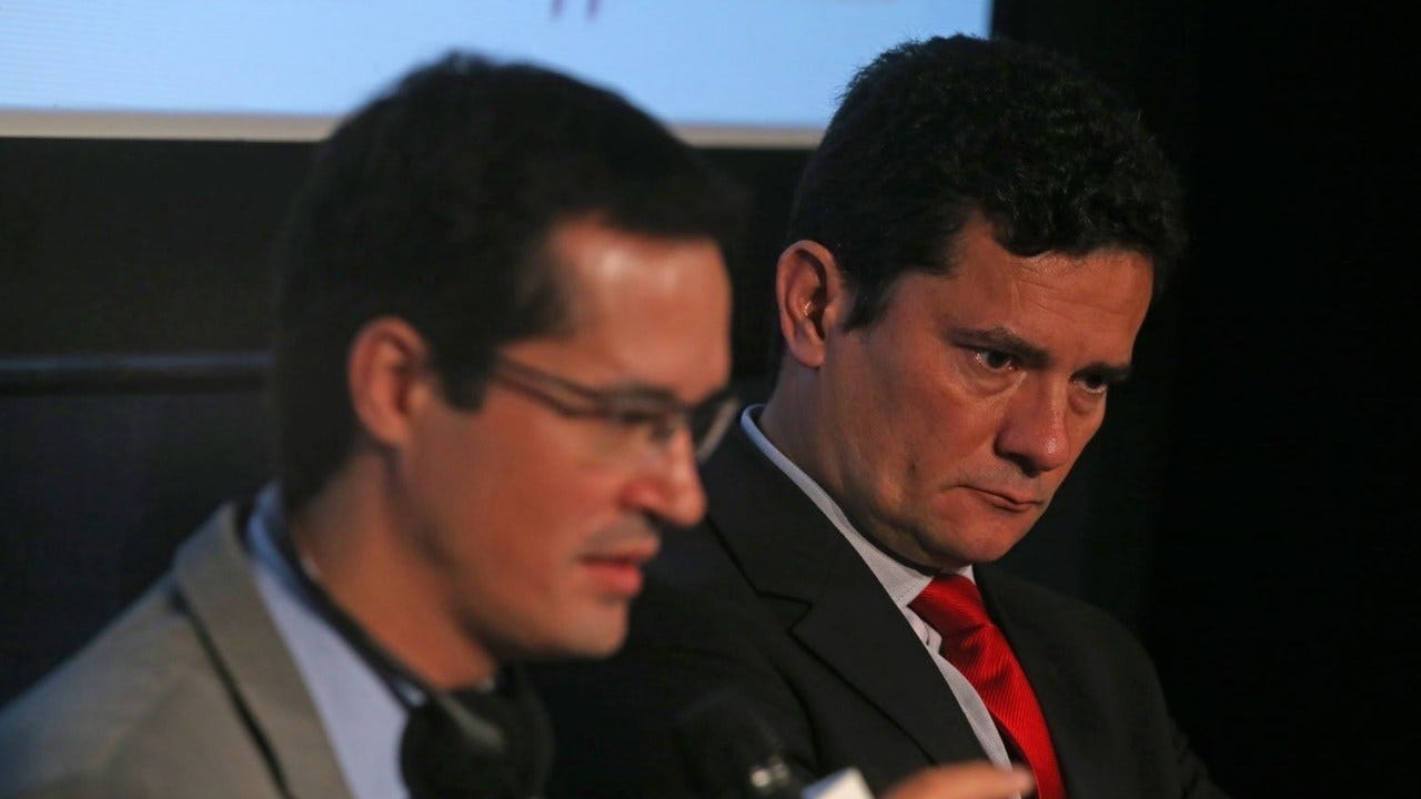 Sérgio Moro durante entrevista coletiva