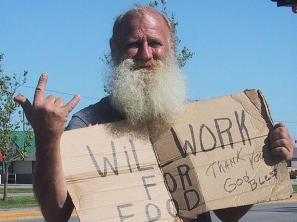 Will work for food