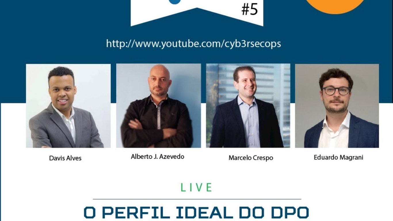 Imagem de destaque de CYB3R Drops #5 - O perfil ideal do DPO com Davis Alves, Marcelo Crespo e Eduardo Magrani